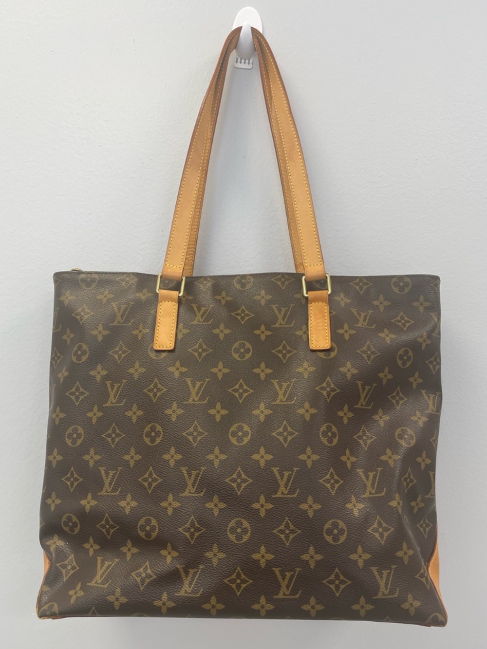 Louis Vuitton Vintage Monogram Coated Canvas Cabas Mezzo Tote - Preowned - Picture 1 of 16